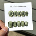 Green Cat Eye Press On Nails